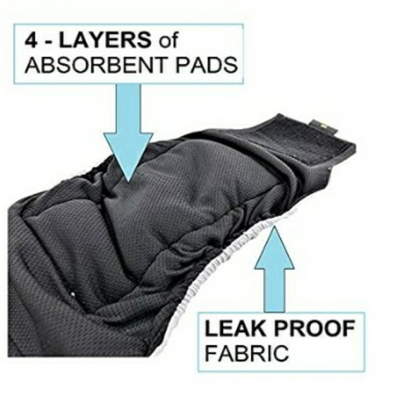 Male Dog Belly bands 3 pack sz Lg 18" x 20" Pet Diapers nip - Picture 3 of 7